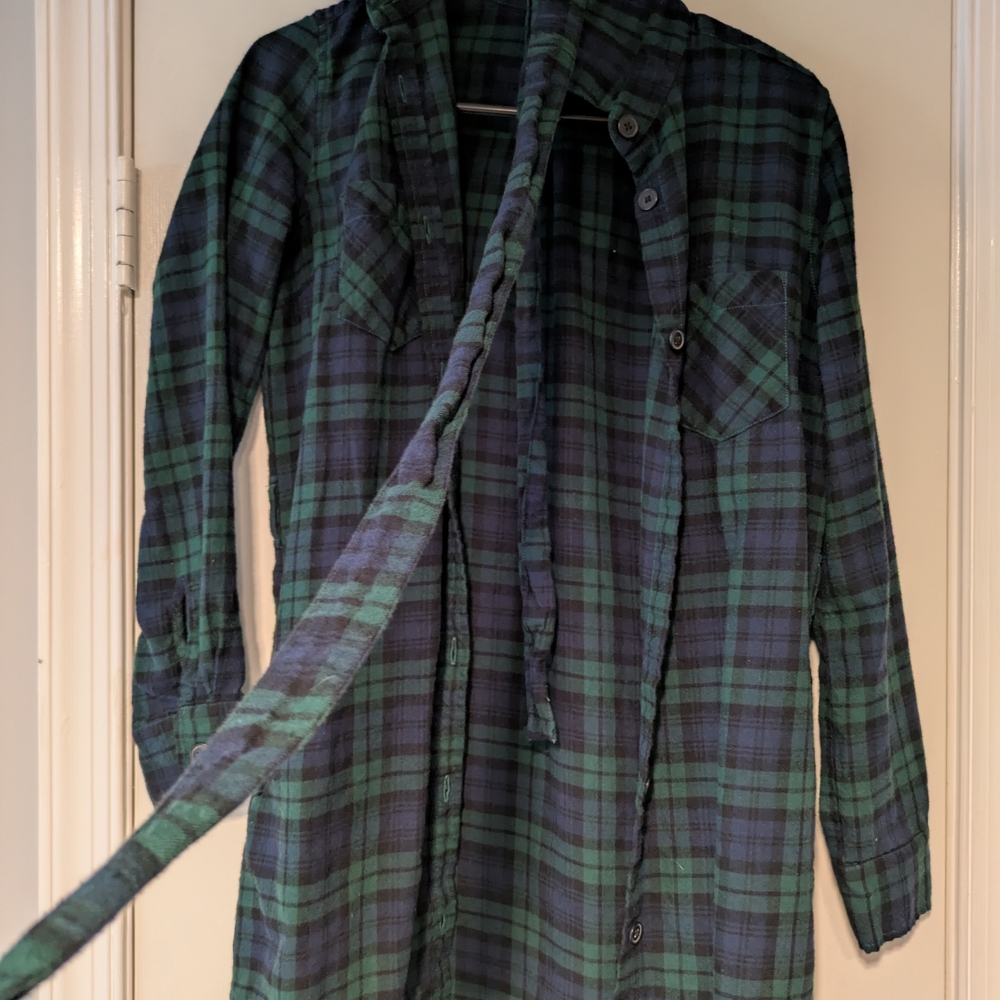 Uniqlo Plaid Shirtdress, Size XS